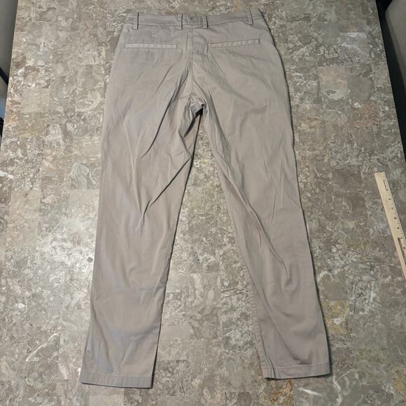 Birddogs Pants Mens 32x30 (Fits 32x28) Tan Lined Stretch Performance Chino Golf - Picture 8 of 14